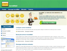 Tablet Screenshot of incredimail.com.es